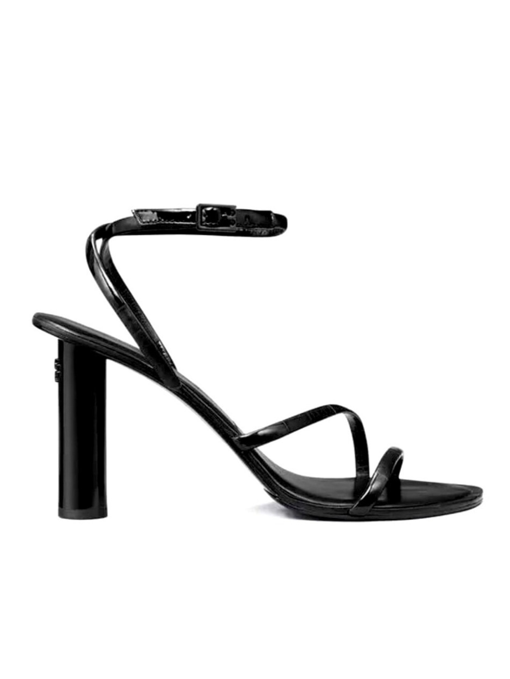 TORY BURCH Split Mignon Strappy Heeled Sandal Black 10 MSRP $378